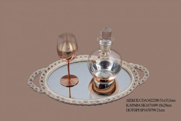 Σετ γάμου καράφα ποτήρι SK1671699